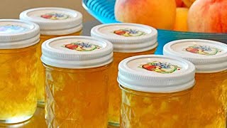 Homemade Peach Jam Recipe.
