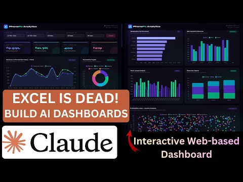 Create powerful interactive dashboards in minutes using Claude AI - YouTube