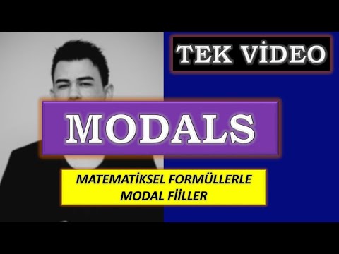 Tüm Modal Fiiller / İNGİLİZCE