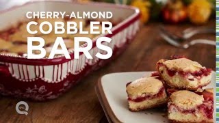 How to Make Cherry-Almond Cobbler Bars In the Kitchen with David Venable
