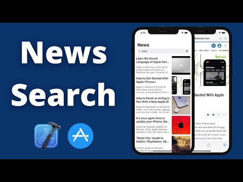 Swift: News App Search (2021, Xcode 12, Swift 5) - iOS Development for Beginners