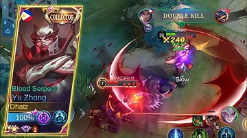 BACK TO MYTHIC WITH 11 WINSTREAK! YU ZHONG EMBLEM SET 2022