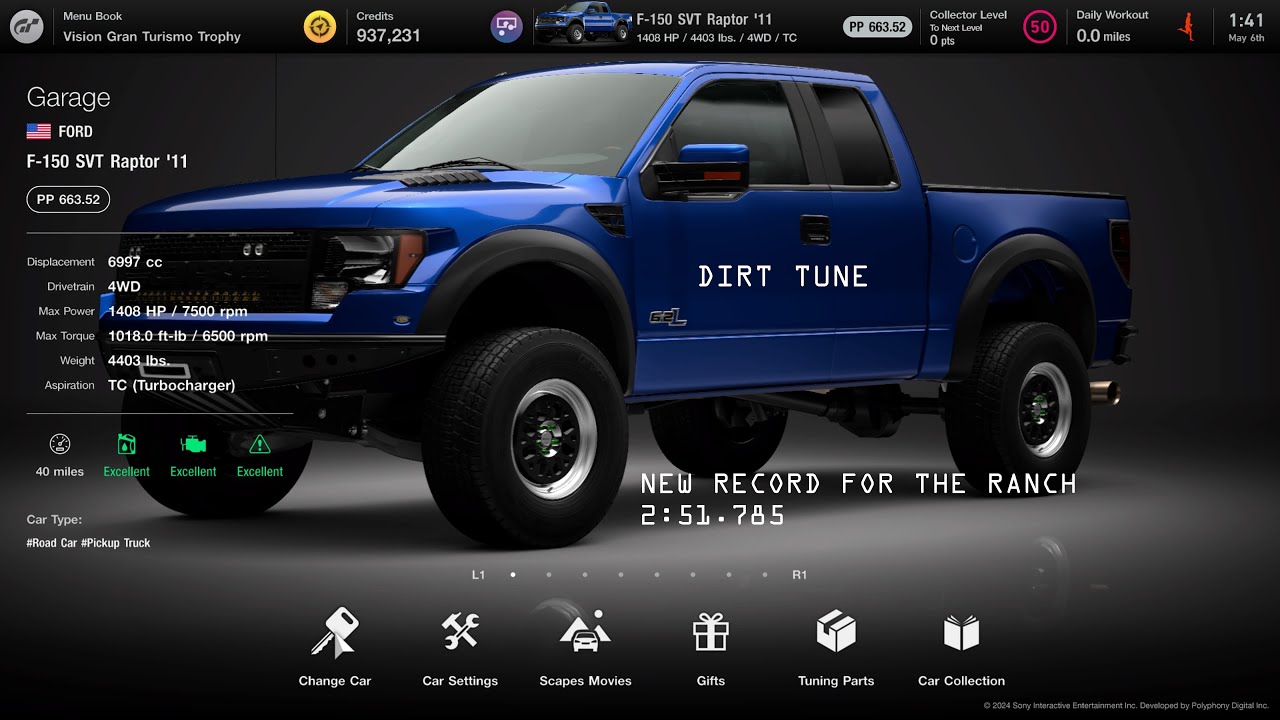 [Gran Turismo 7] Raptor maverick swap dirt tune - YouTube