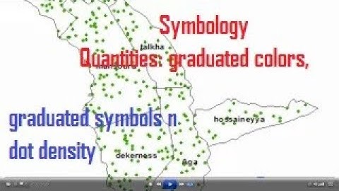 Every thing about symbology. 3. Quantities: graduated colors, graduated symbols n dot density.