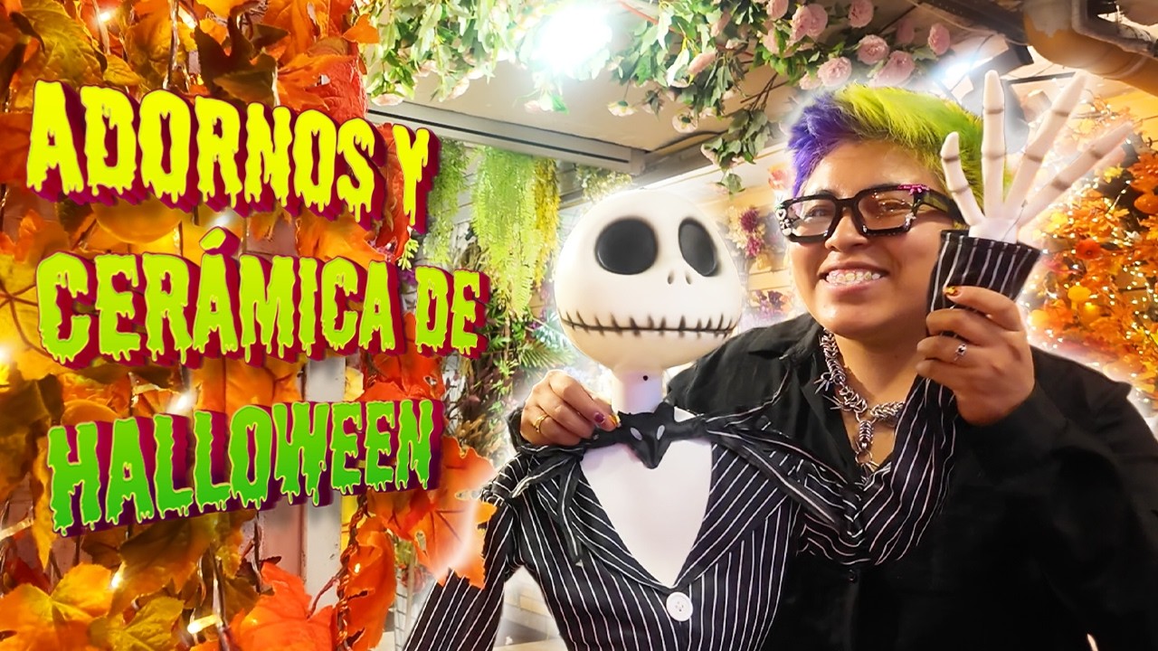 Los mejores ADORNOS de HALLOWEEN Y DÍA DE MUERTOS 2025!!! 🎃 | Colonia Maza CDMX
