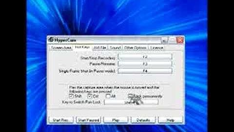 How To Move Hypercam Pan/Capture Area