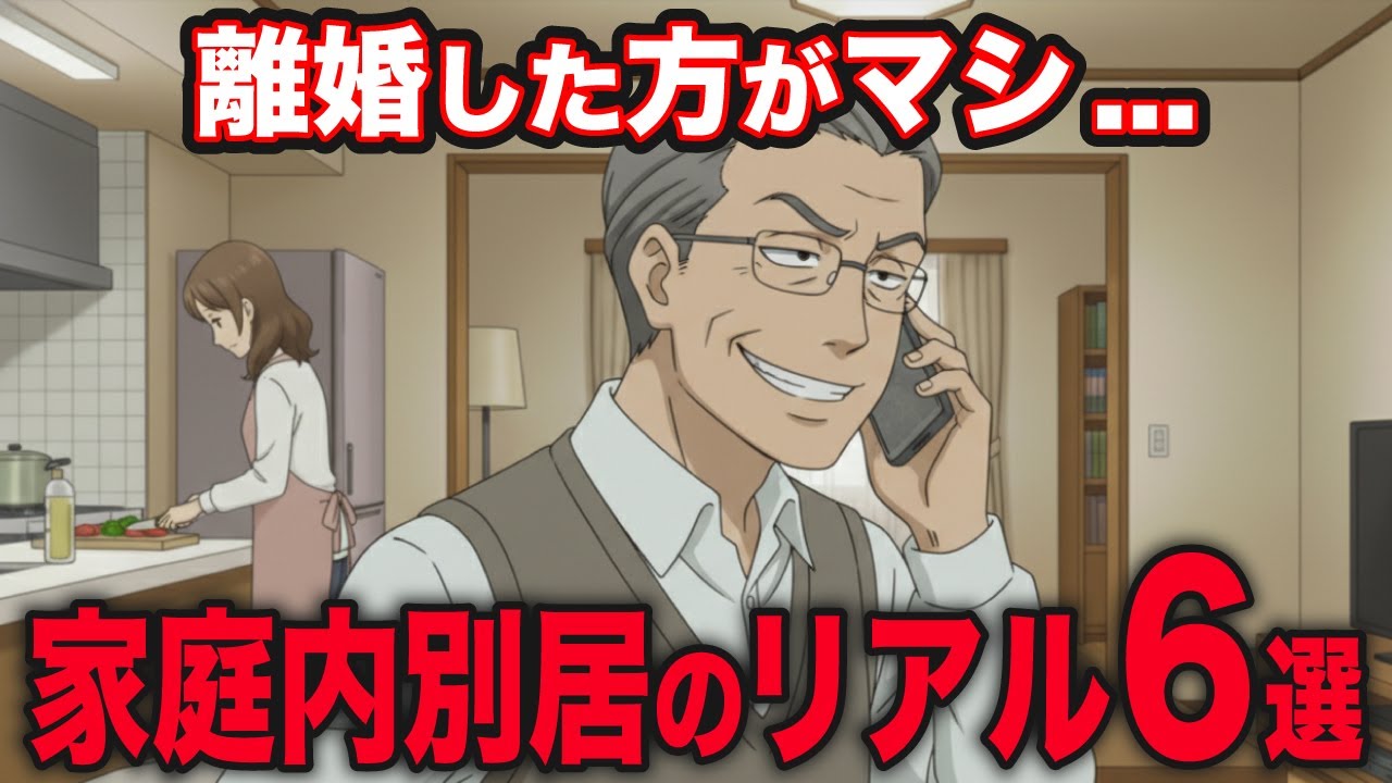 熟年離婚より残酷な「家庭内別居」62歳夫と56歳妻、会話ゼロの残酷な現実【シニア朗読雑学】