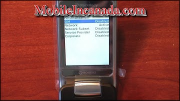 How to enter unlock code on Rogers Blackberry Pearl 8220 instructions - www.Mobileincanada.com