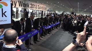 SID Display Week 2018 opening, ribbon cutting