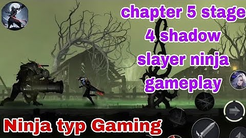 😱Chapter 5 stage 4 shadow slayer demon hunter|| ninja typ gameplay.. #gaming #ninja #arshi #trending