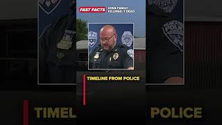 POLICE TIMELINE: 6 family members killed in Muscatine, Iowa; here's the facts