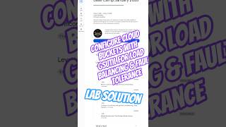 FConfigure Cloud Buckets with gsutil for Load Balancing &amp; Fault Tolerance Update #shorts #ytshorts