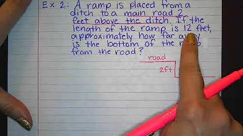 Using Pythagorean Theorem (Word Problems)