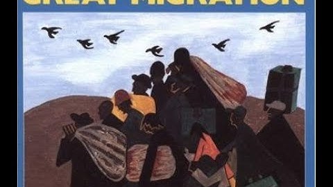 The Great Migration: An American Story - Paintings by Jacob Lawrence
