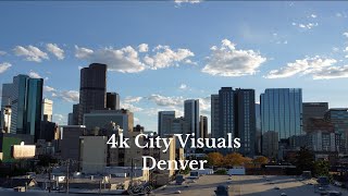 Denver Colorado I City Sunset I 4K I Soothing City Sounds for Focus, Study & Vibes #4k #sunset