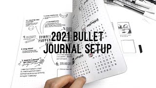 2021 Bullet Journal Setup | Archer & Olive | Starting a New Bullet Journal!