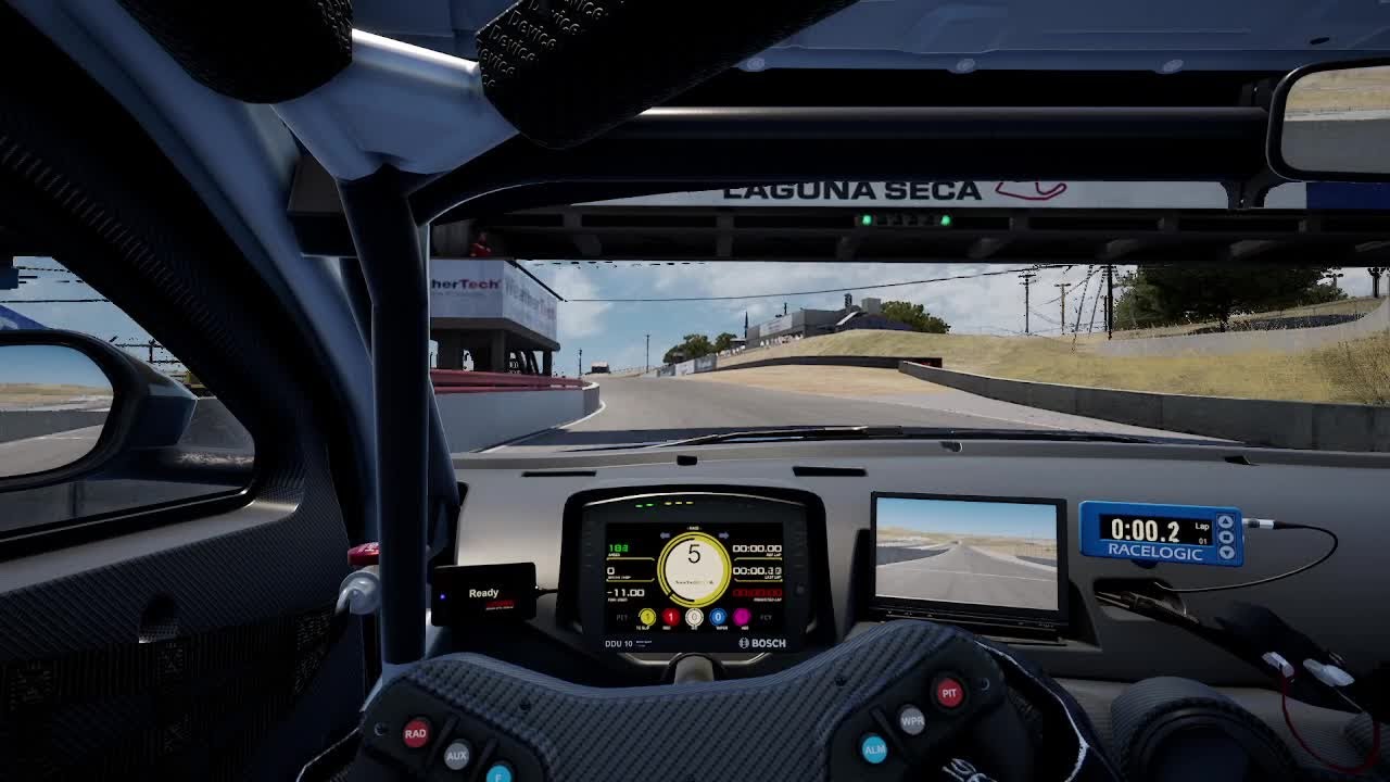 ACC Laguna Seca Aston Martin Vantage AMR GT4 2018 (Dry) Track Guide (Hotlap + Telemetry)