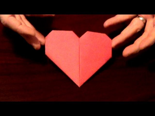 Ameri ♡ ORIGAMI CLOAK KNIT♡ Origami Heart - How to make an Origami Heart - YouTube