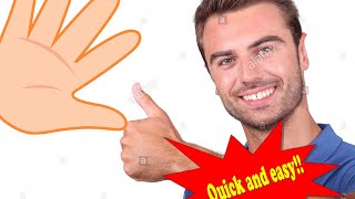 QUICK and EASY tutorial on how to draw hands!