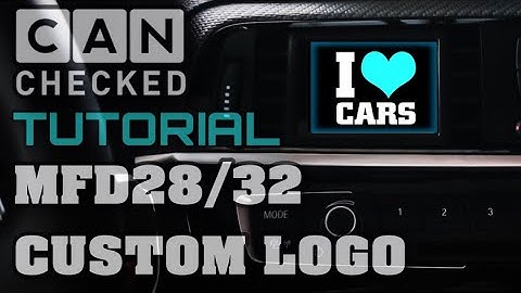 CANchecked - Custom Logo on your MFD28/32 display (tutorial)