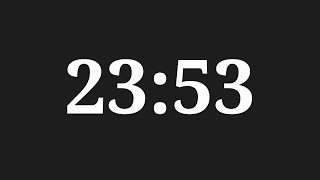 23 Minutes 53 Seconds Countdown Timer