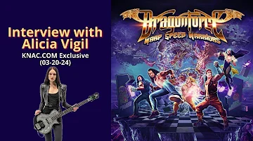 Interview with ALICIA VIGIL of DRAGONFORCE (KNAC.COM Exclusive, 03-20-24)