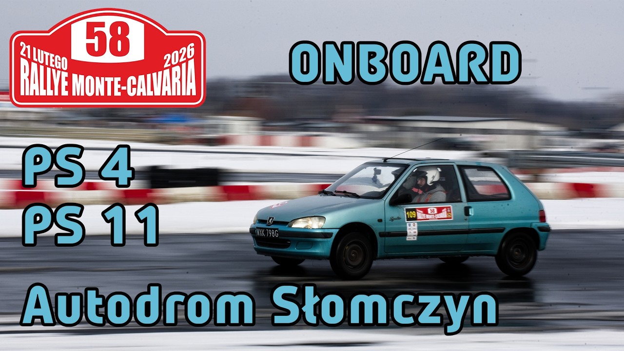 RALLYE MONTE-CALVARIA 2026 | Orzeł / Jaśniak | PS 4 & PS 11 | Autodrom Słomczyn | PEUGEOT 106