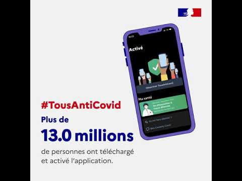 #TousAntiCovid​ | 13 millions de personnes ont téléchargé l'application, et vous ? | #COVID19