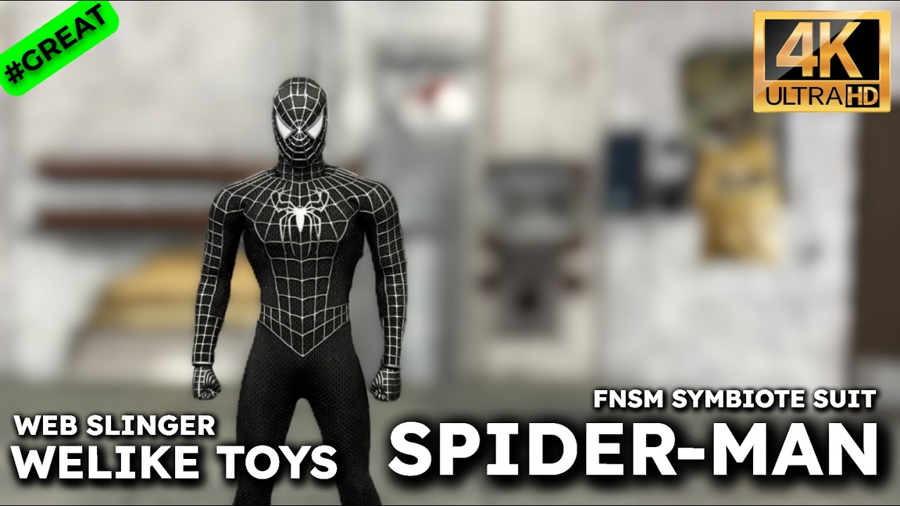 Welike Toys Spider-Man Web Slinger WLT05 FNSM Black Ver 1/12