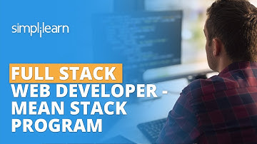 Full Stack Web Developer - MEAN Stack Program | Become Full Stack Developer | #Shorts | Simplilearn
