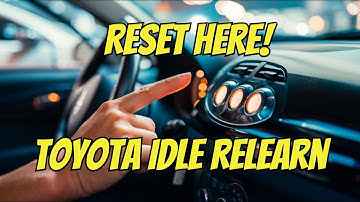 Toyota Idle Reset: The Procedure You Need