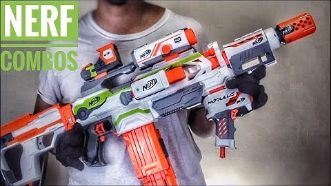 [NERF COMBOS] Nerf Modulus ECS-10 Tactical Attachment Combinations {One Year Anniversary Special