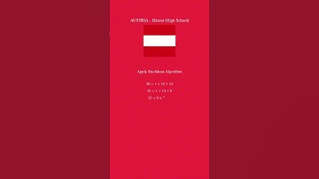 🇦🇹 AUSTRIA – Bézout & Euclidean Algorithm (High School) | M2SPI Worldwide #47