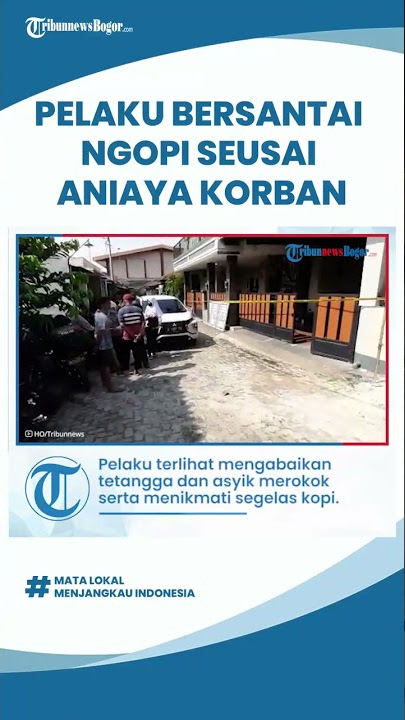 Pelaku Sempat Bersantai Merokok dan Ngopi setelah Menganiaya Anak dan Istrinya di Depok