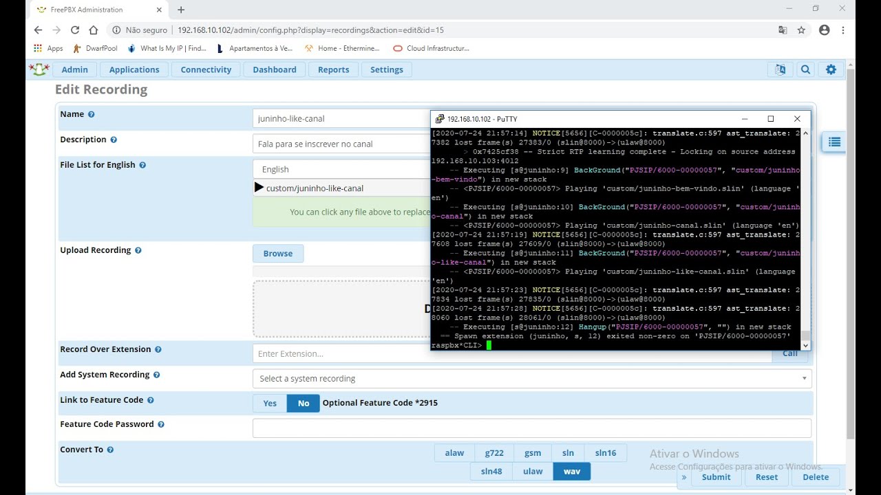 Como Configurar Custom Destinations no Asterisk FreePBX YouTube