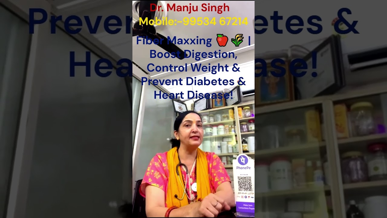 Control Weight & Prevent Disease with Fiber Maxxing | Whole Grains & Millets Power, Dr. Manju Singh