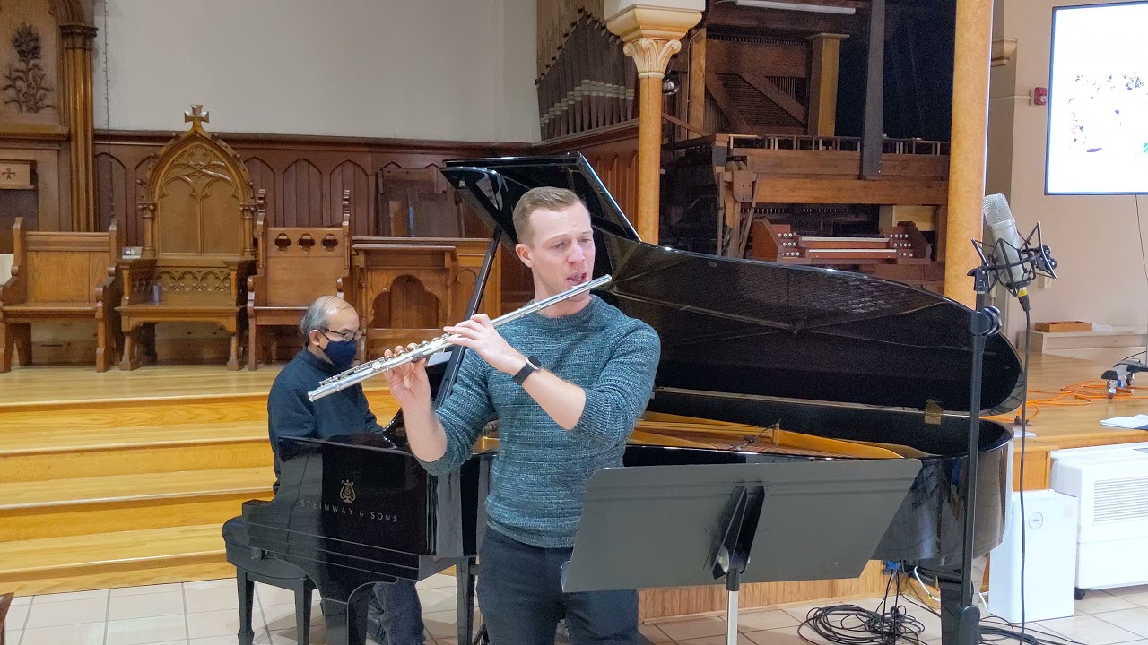 My Soul in Stillness Waits (Marty Haugen/GIA, 1983) -- Flute & Piano Duet [5 December 2021]