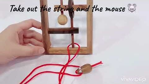 RAT TRAP 🪤, an amazing ring&string Brain teaser by DILEMMA GAMEA