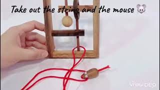 RAT TRAP 🪤, an amazing ring&string Brain teaser by DILEMMA GAMEA
