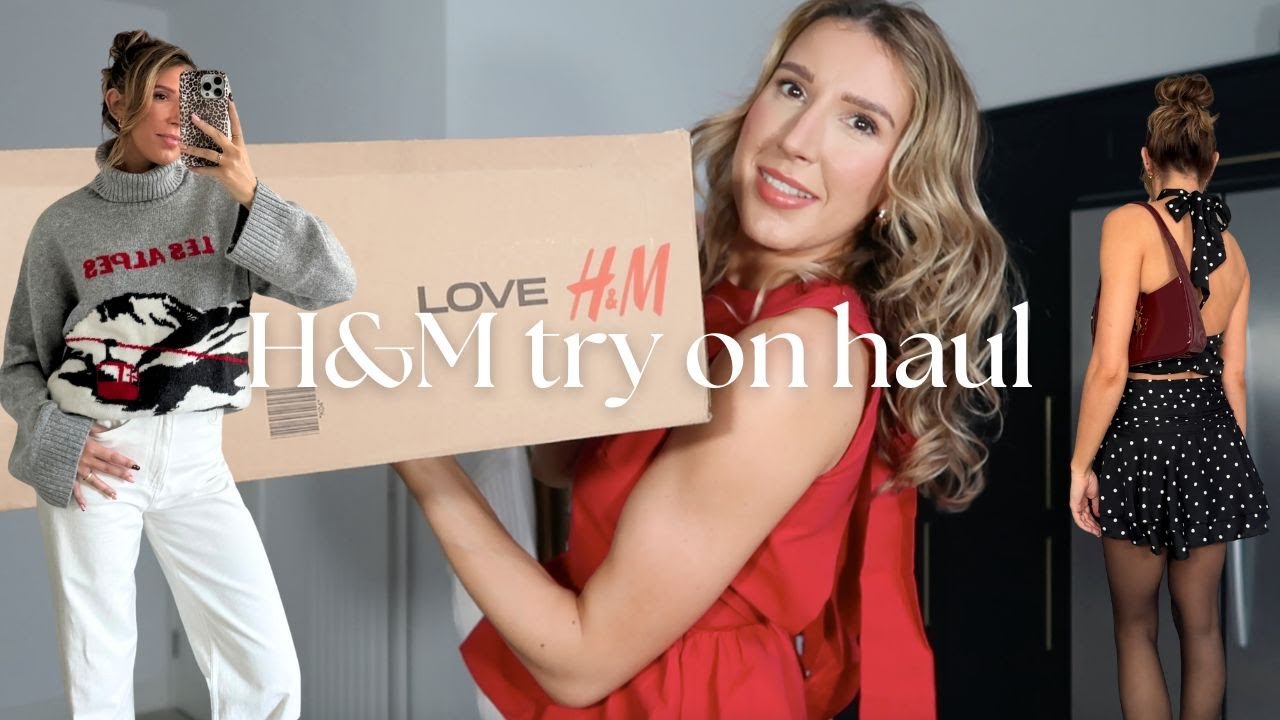 Примерка H&M // Зимние наряды, праздничные наряды и уютная домашняя одежда