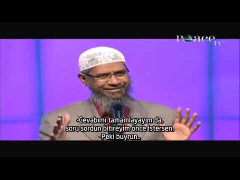 Ateist dediğin böyle soru sorar !   Dr  Zakir Naik