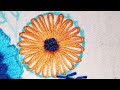 Hand Embroidery | lazy daisy stitch | lazy daisy stitch flower |