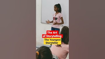 The Youngest Storyteller| #shorts #storytelling #story