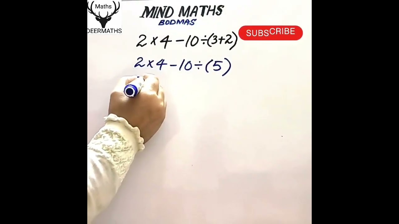 Order of Operations (Pemdas) | DeerMaths