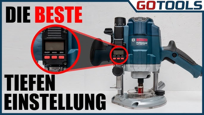 DIY: Bastel Town testet die Bosch Oberfräse GOF 1250 CE + FSN System-Zubehör  Set
