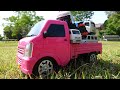Pink Truck RC Minicar Minicar Storage Truck 