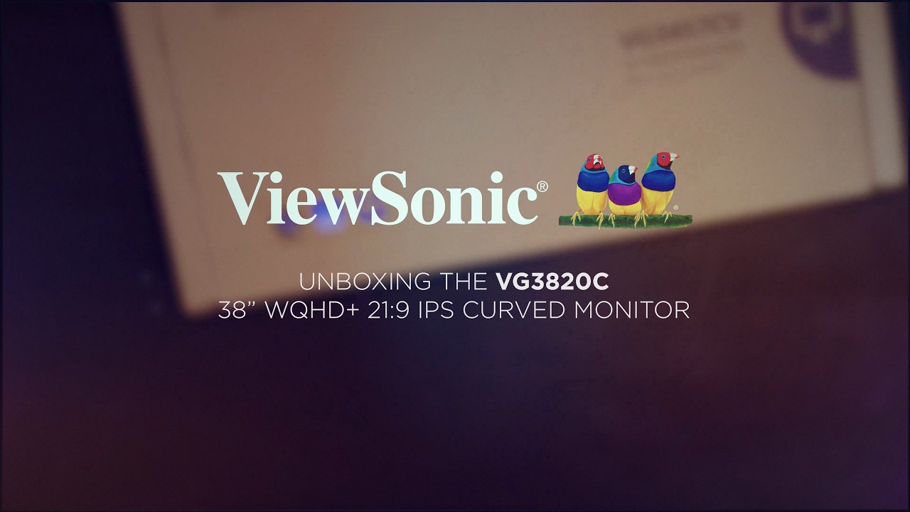 Unboxing the VG3820C Curved Monitor
