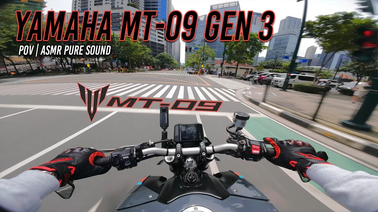 YAMAHA MT-09 GEN 3 AKRAPOVIC RACING LINE FULL EXHAUST | MT-09 | YAMAHA