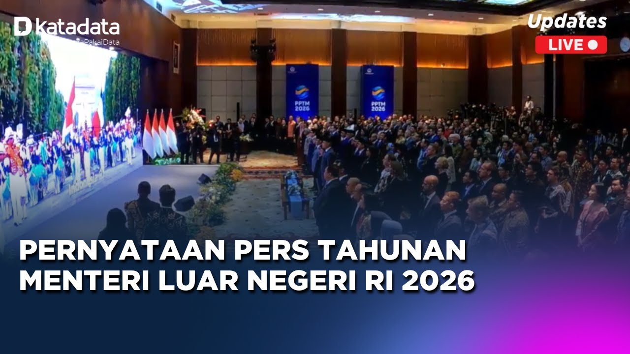 [LIVE] Pernyataan Pers Tahunan Menteri Luar Negeri RI 2026