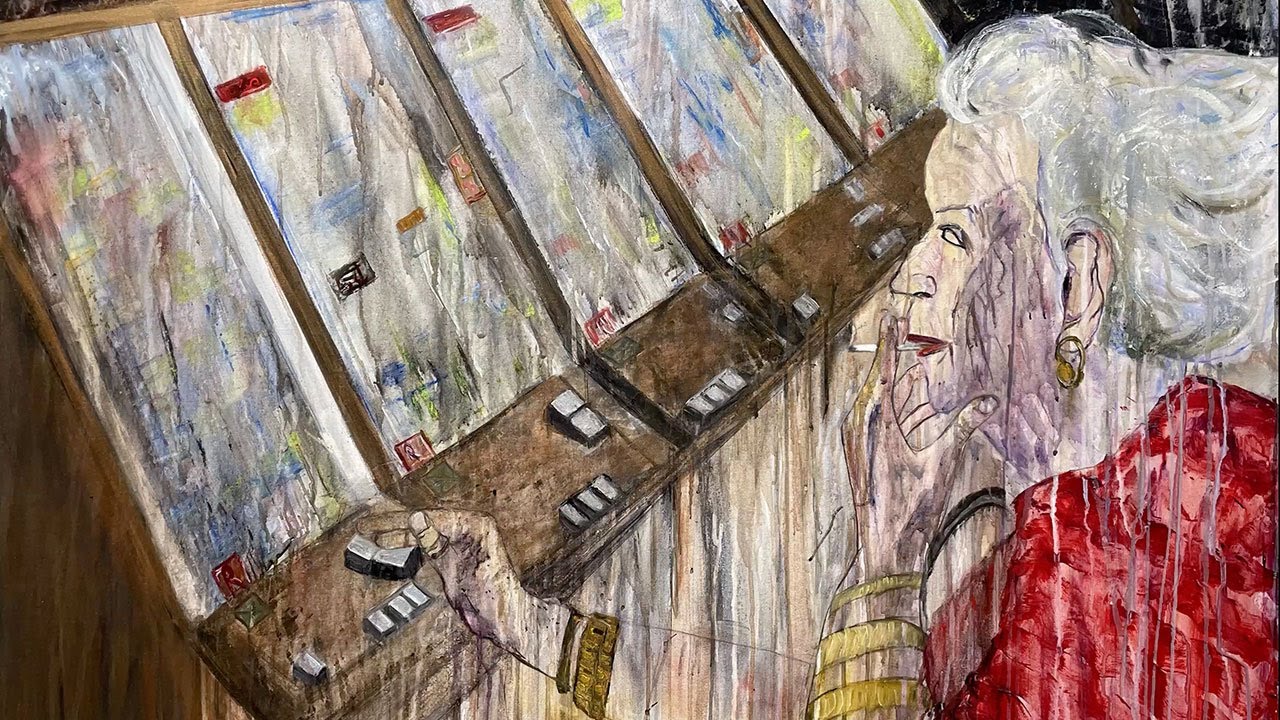 Penny comes to life in Vegas - Mash Gallery - Vivify Animated Paintings